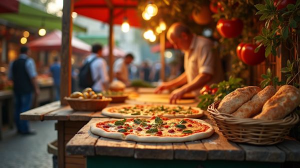 Savourez des pizzas artisanales au kiosque à Saint Vite